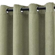 Ainslie Linen-Look Blockout Eyelet Curtains (Set of 2)
